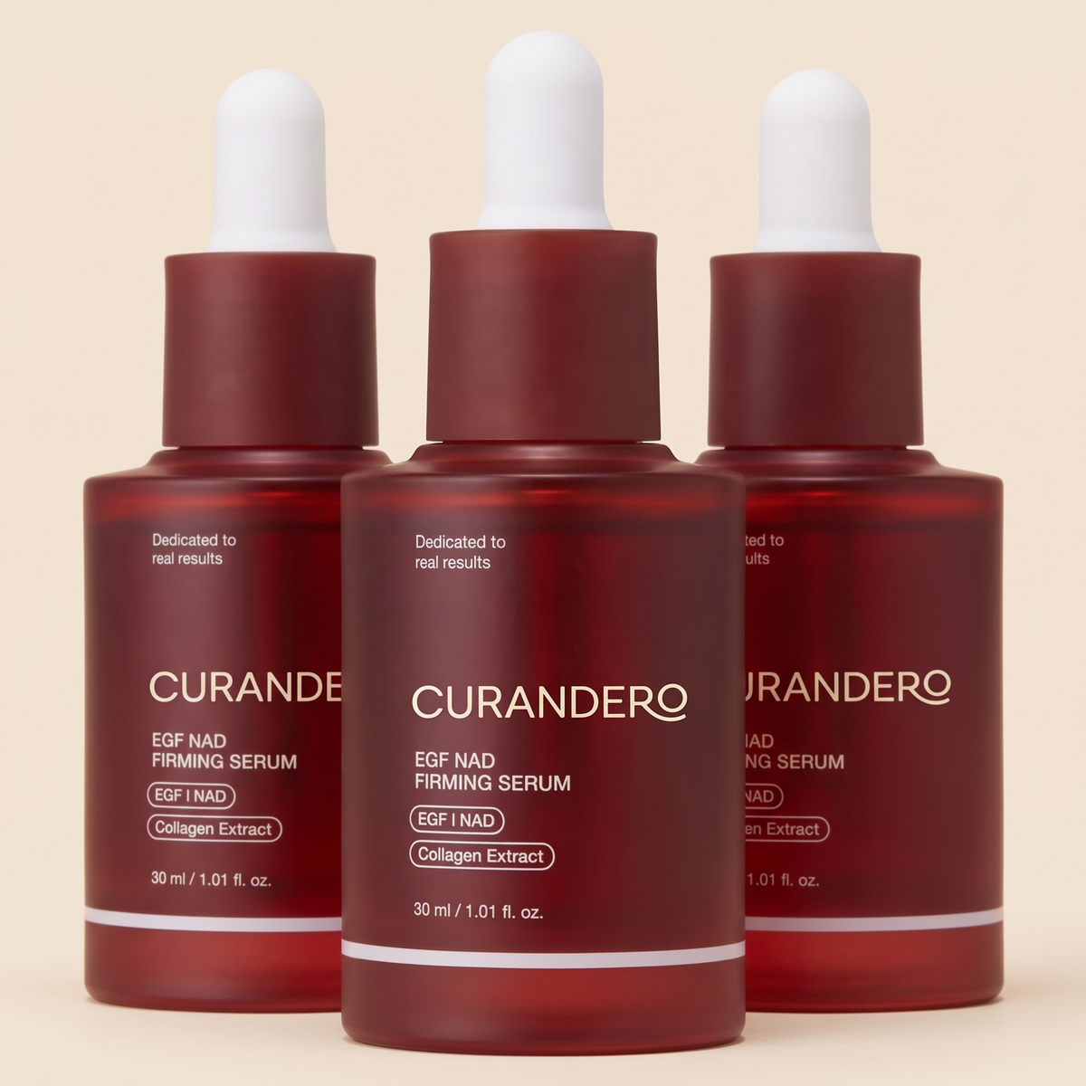 Tres frascos Curandero